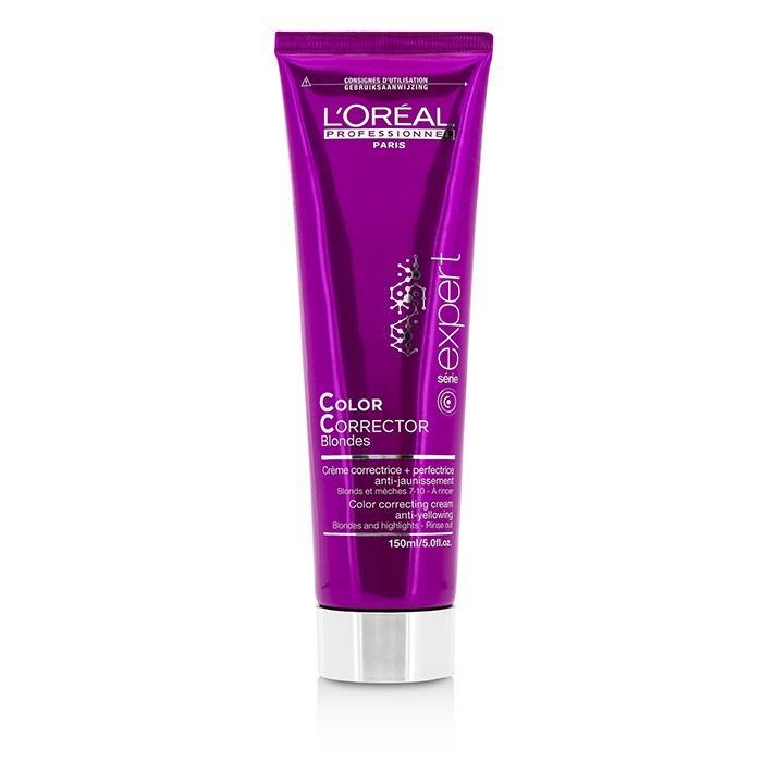 L'Oreal Professionnel Expert Serie - Color Corrector Blondes Color Correcting Cream Anti-Yellowing - Enjuague (Rubios & Reflejos) 150ml/5ozProduct Thumbnail