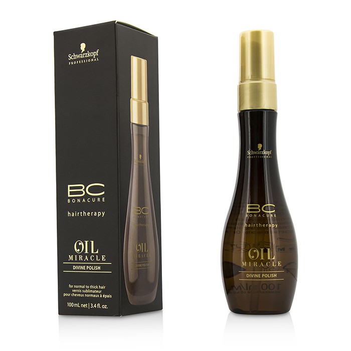 Schwarzkopf BC Oil Miracle Divine פוליש לשיער רגיל עד עבה 100ml/3.4ozProduct Thumbnail