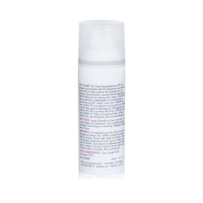 EltaMD UV Clear Facial Sunscreen SPF 46 - Untuk Kulit Gampang Berjerawat, Kemerahan & Hiperpigmentasi - Tabir Surya Wajah  48g/1.7ozProduct Thumbnail