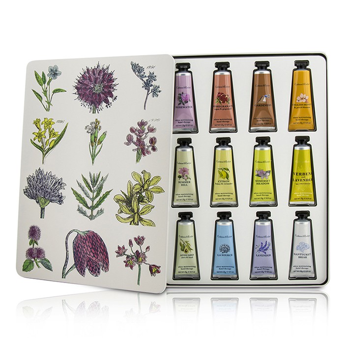Crabtree & Evelyn Hand Therapy Paint Tin Set: Ultra-Moisturising Hand Therapy 12x25g/0.9ozProduct Thumbnail