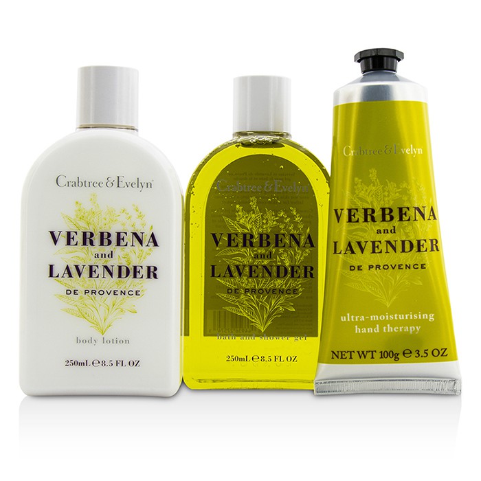 クラブツリー＆イヴリン Crabtree & Evelyn Verbena & Lavender Essentials Set: Bath & Shower Gel 250ml + Body Lotion 250ml + Hand Therapy 100g 3pcsProduct Thumbnail