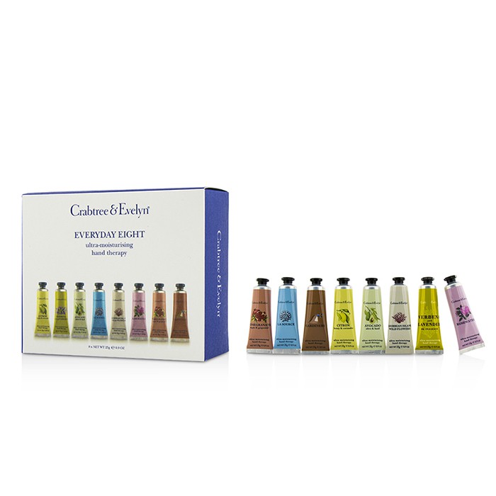 Crabtree & Evelyn Everyday Eight Ultra-Moisturising Hand Therapy Set 8pcsProduct Thumbnail