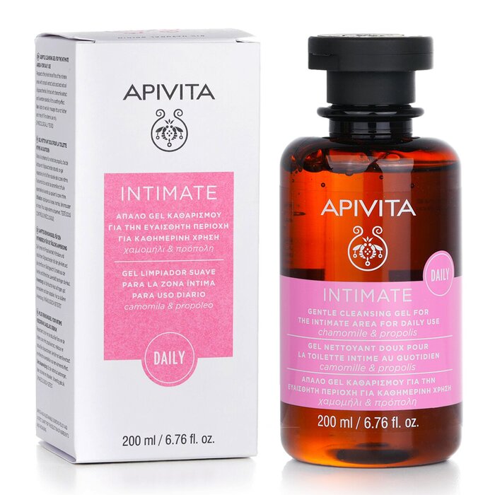 Apivita Intimate Gentle Cleansing Gel For The Intimate Area For Daily Use with Chamomile & Propolis 200ml/6.8ozProduct Thumbnail
