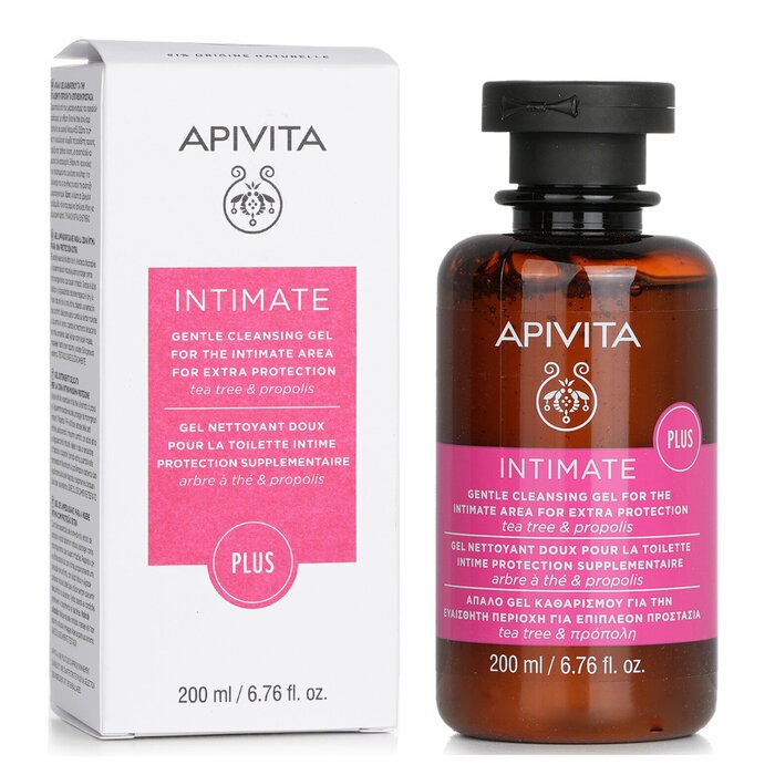 Apivita Intimate Gentle Cleansing Gel For The Intimate Area For Extra Protection with Tea Tree & Propolis 200ml/6.76ozProduct Thumbnail