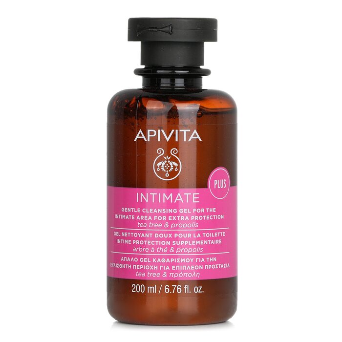 Apivita Intimate Gentle Cleansing Gel For The Intimate Area For Extra Protection with Tea Tree & Propolis 200ml/6.76ozProduct Thumbnail