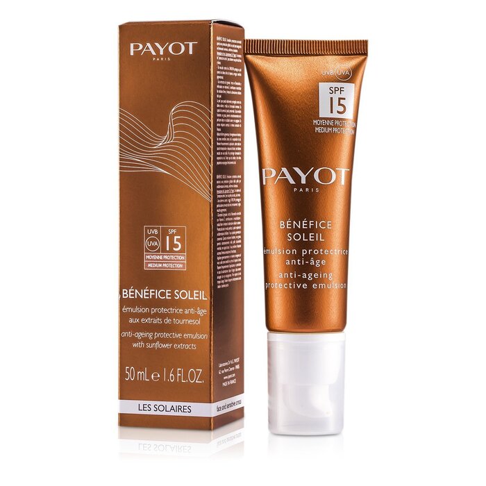 Payot Benefice Soleil Proteção contra o envelhecimento Emulsion SPF 15 UVA/UVB 50ml/1.6ozProduct Thumbnail