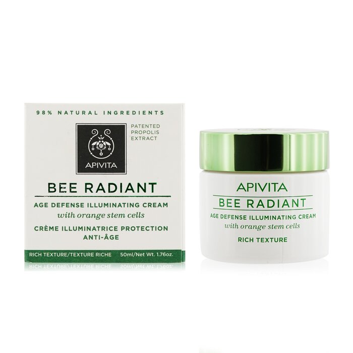 Apivita Bee Radiant Crema Iluminante Defensa de Edad - Textura Rica 50ml/1.76ozProduct Thumbnail