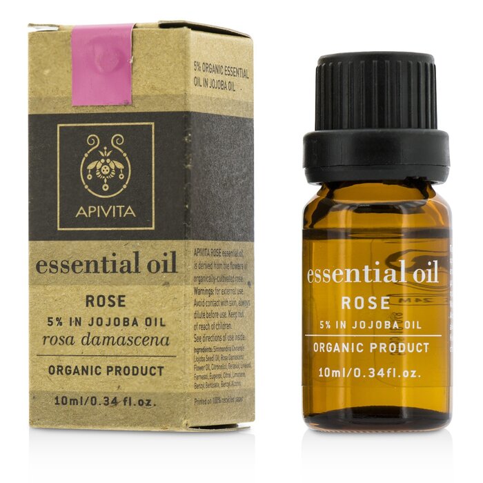 Apivita שמן אתרי - Rose 5% In Jojoba Oil 10ml/0.34ozProduct Thumbnail