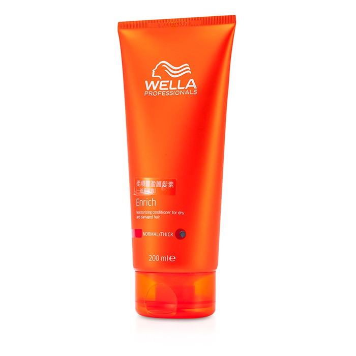 웰라 Wella Enrich Moisturizing Conditioner For Dry & Damaged Hair (Normal/ Thick) 200ml/6.7ozProduct Thumbnail