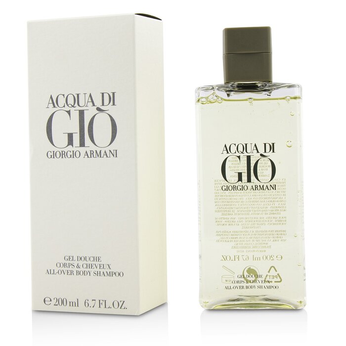 Indvandring vægt Hverdage Giorgio Armani - Acqua Di Gio All Over Body Shampoo 200ml/6.7oz - Bath &  Shower | Free Worldwide Shipping | Strawberrynet MYEN