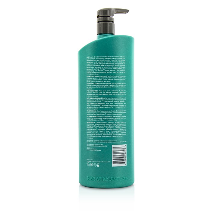 Keratin Complex 角蛋白護髮 順滑護理角蛋白潤髮乳(所有髮質) Smoothing Therapy Keratin Care Conditioner 1000ml/33.8ozProduct Thumbnail