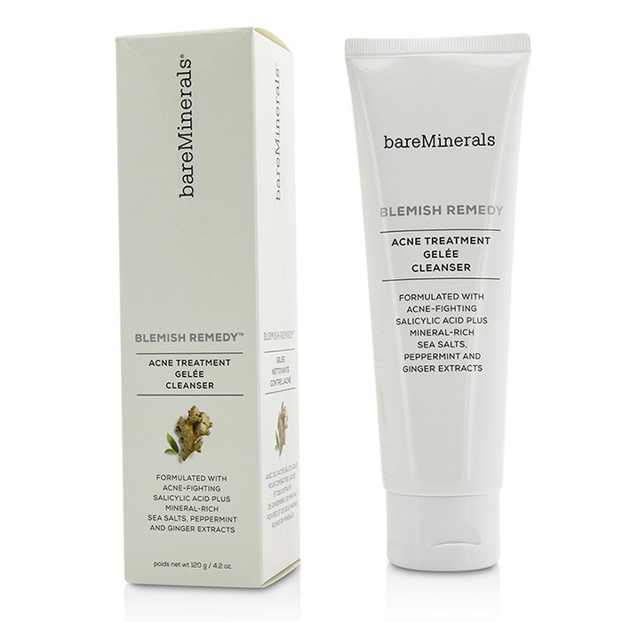 BareMinerals 礦物抗炎零毛孔暗瘡治療潔面乳 Blemish Remedy Acne Treatment Gelee Cleanser 120g/4.2ozProduct Thumbnail