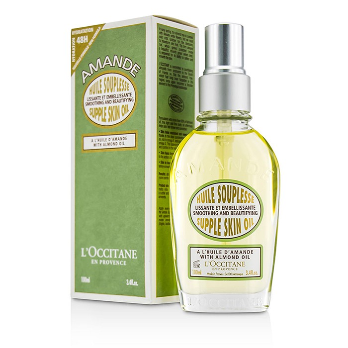 L'Occitane Almond Supple Skin Oil - Smoothing & Beautifying- שמן לחות שקדים 100ml/3.4ozProduct Thumbnail