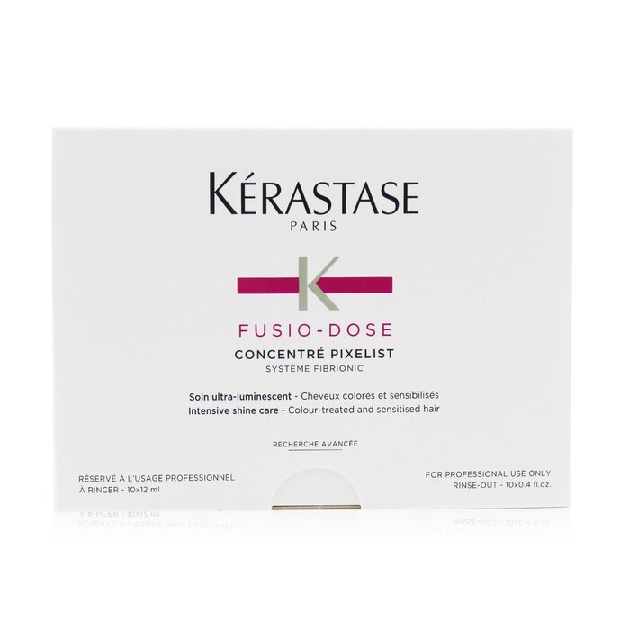 Kerastase Fusio-Dose Concentre Pixelist Intensive Shine Care (fargebehandlet og overfølsomt hår) 10x12ml/0.4ozProduct Thumbnail