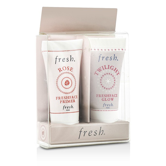 Fresh Prime & Glow Set: 1x Mini Rose Freshface Primer, 1x Mini Twilight Freshface Glow 2x5ml/0.17ozProduct Thumbnail