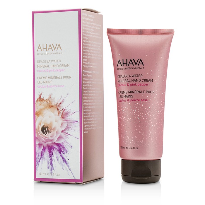 Ahava Deadsea Water Mineral Hand Cream קרם ידיים מינרלי - Cactus & Pink Pepper 100ml/3.4ozProduct Thumbnail