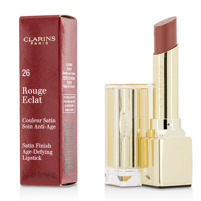 Clarins 克蘭詩 (嬌韻詩) 絲滑抗衰老唇膏 Rouge Eclat Satin Finish Age Defying Lipstick 3g/0.1ozProduct Thumbnail