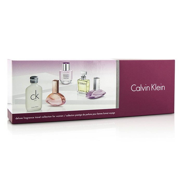卡尔文·克莱 Calvin Klein 迷你香水组合: CK + 闹市+ 永恒 + 兴采 + 无尽的幸福 5pcsProduct Thumbnail