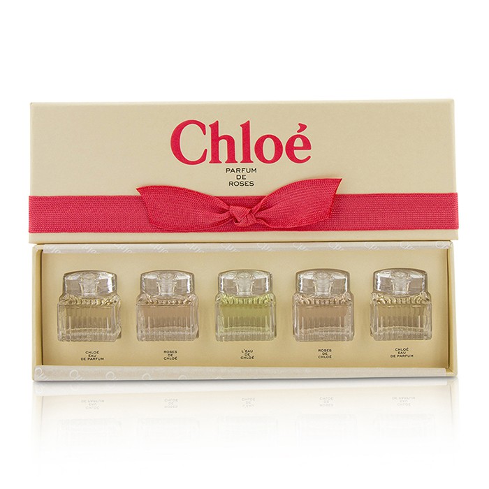 クロエ Chloe Minature Coffret: 2x Chloe + 2x Roses De Chloe + L'Eau De Chloe 5x5ml/0.17ozProduct Thumbnail