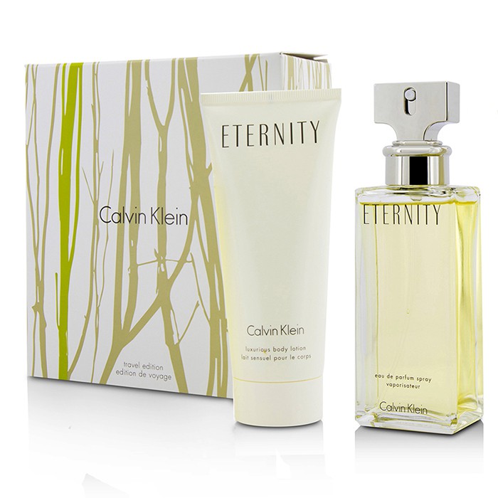 Calvin Klein Eternity Coffret: Eau De Parfum Spray 100ml/3.4oz + Luxurious Body Lotion 100ml/3.4oz 2pcsProduct Thumbnail