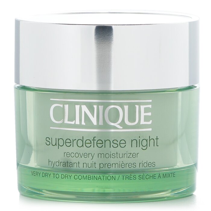 Clinique Superdefense Night Recovery Moisturizer - For Very Dry To Dry Combination 50ml/1.7ozProduct Thumbnail