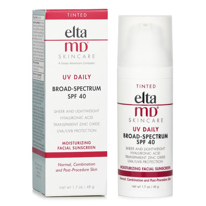 EltaMD UV Daily Moisturizing Facial Sunscreen SPF 40 - Untuk Kulit Normal, Kombinasi & Setelah-Prosedur - Tabir Surya Berwarna  48g/1.7ozProduct Thumbnail
