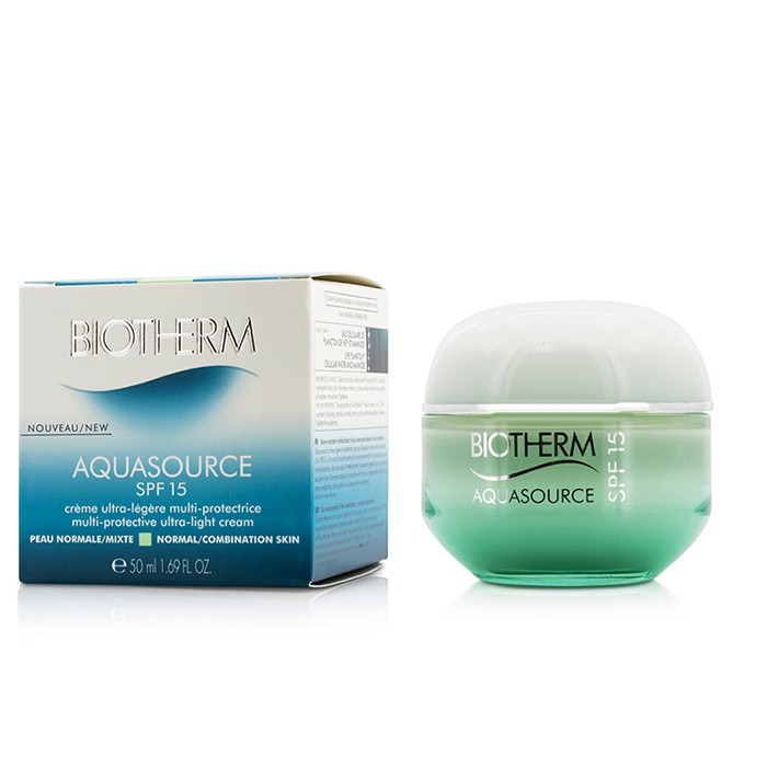 Biotherm Aquasource Multi-Protective Ultra-Light Cream SPF 15 - For Normal/Combination Skin 50ml/1.69ozProduct Thumbnail