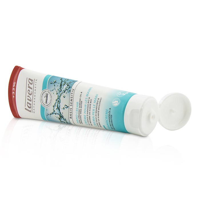Lavera Basis Sensitiv Organic Almond Oil & Shea Butter Hand Cream (Limited Edition) 100ml/3.3ozProduct Thumbnail