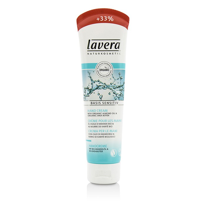 Lavera Basis Sensitiv Organic Almond Oil & Shea Butter Hand Cream (Limited Edition) 100ml/3.3ozProduct Thumbnail