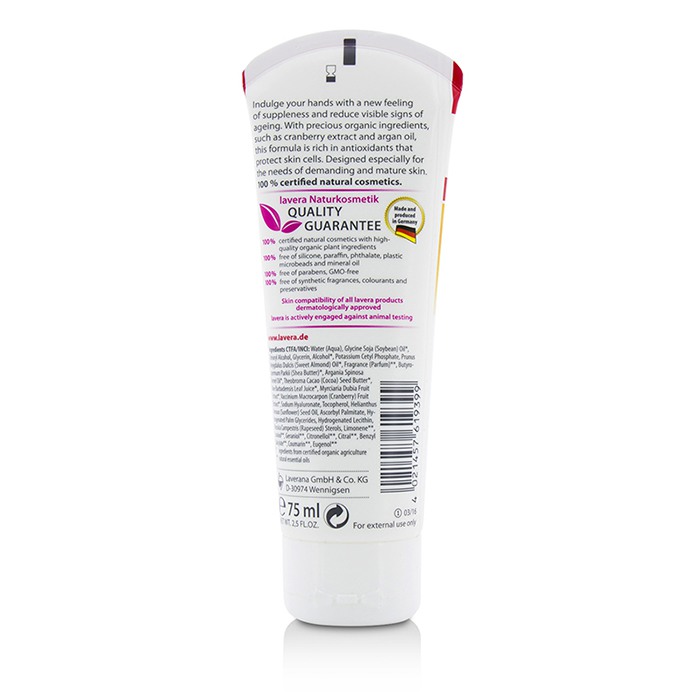 Lavera Organic Cranberry & Argan Oil Anti-Ageing Hand Cream 75ml/2.5ozProduct Thumbnail