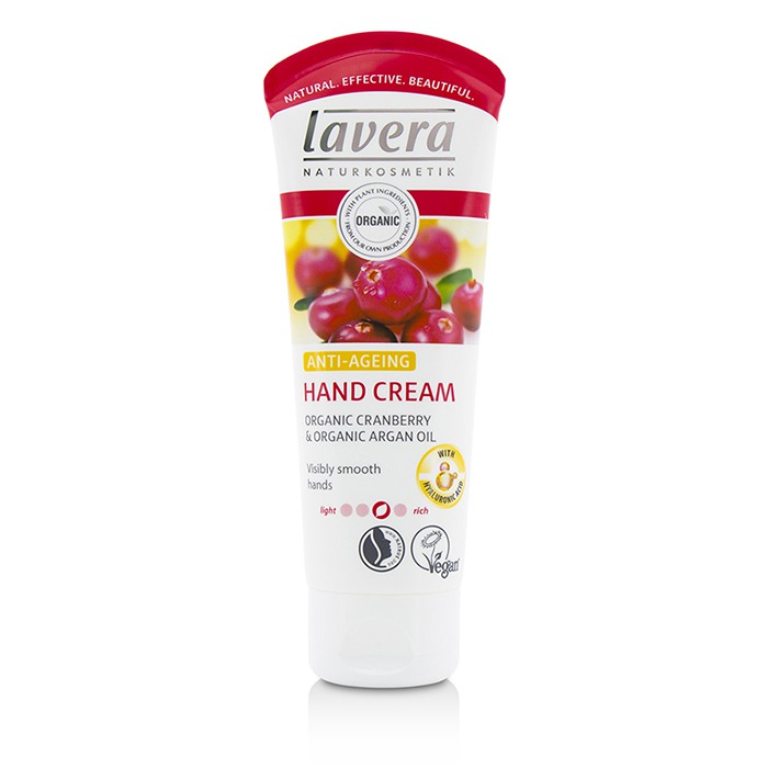 Lavera 萊唯德 有機蔓越莓&堅果油 抗衰老護手霜Organic Cranberry & Argan Oil Anti-Ageing Hand Cream 75ml/2.5ozProduct Thumbnail
