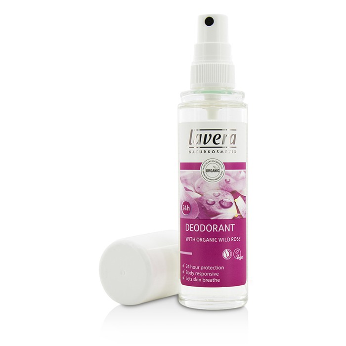 Lavera 24h Organic Wild Rose Deodorant Spray דאודורנט ספריי 75ml/2.5ozProduct Thumbnail
