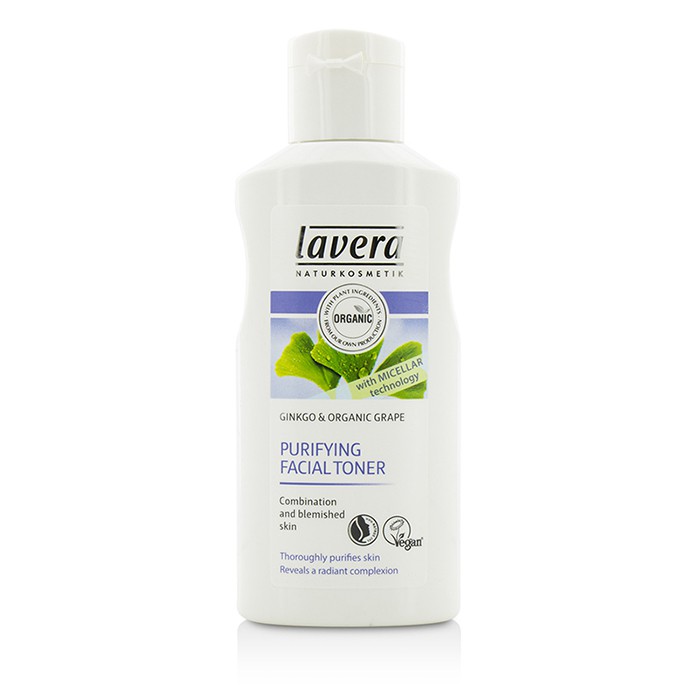 Lavera Organic Ginkgo & Grape Καθαριστικό Τονωτικό Προσώπου (Για Μεικτό Δέρμα με Κηλίδες) 125ml/4.1ozProduct Thumbnail
