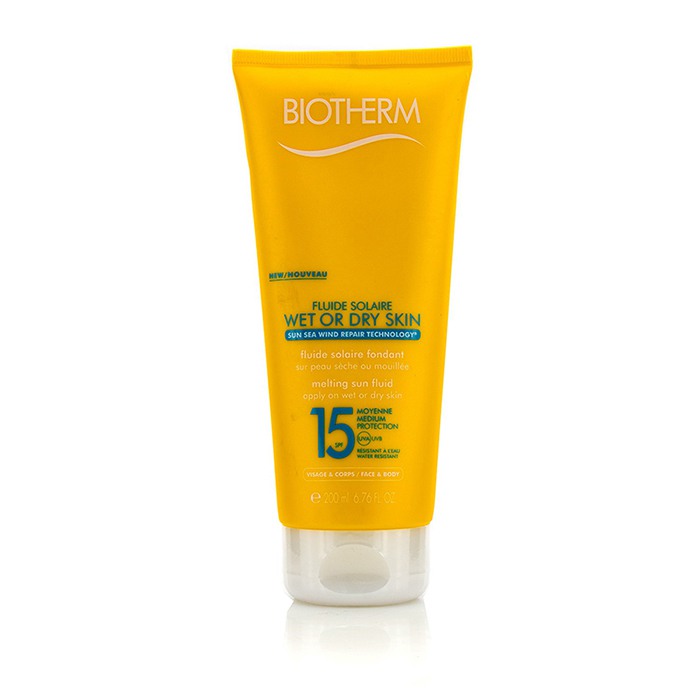 ビオテルム Biotherm フルイド ソレア ウエット Or ドライ スキン メルティング サン フルイド SPF 15 For フェイス & ボディ - ウォーター レジスタント 200ml/6.76ozProduct Thumbnail