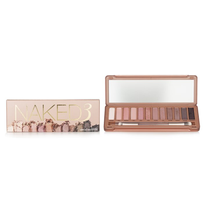 Urban Decay Paleta do makijażu Naked 3 Eyeshadow Palette: 12x Eyeshadow, 1x Doubled Ended Shadow Blending Brush Picture ColorProduct Thumbnail
