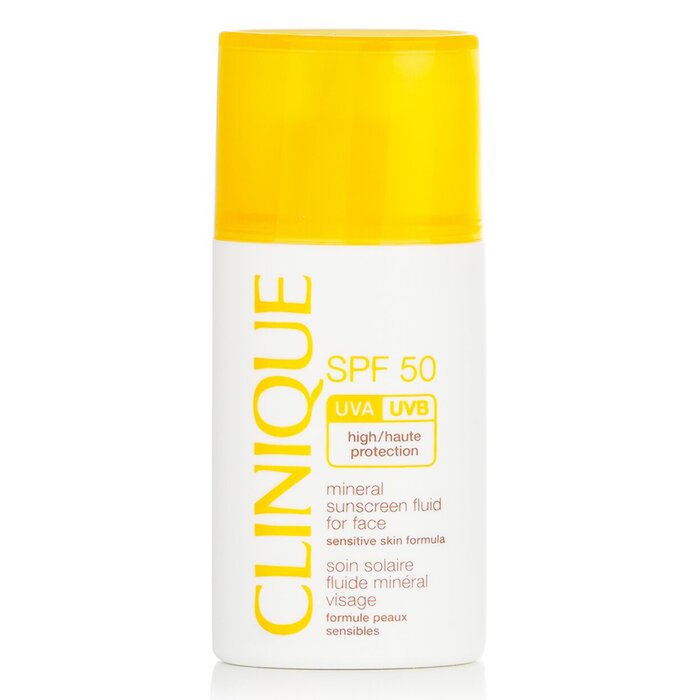 Clinique Mineral Sunscreen Fluid For Face SPF 50 - Formulasi Kulit Sensitif - Tabir Surya Untuk Wajah  30ml/1ozProduct Thumbnail
