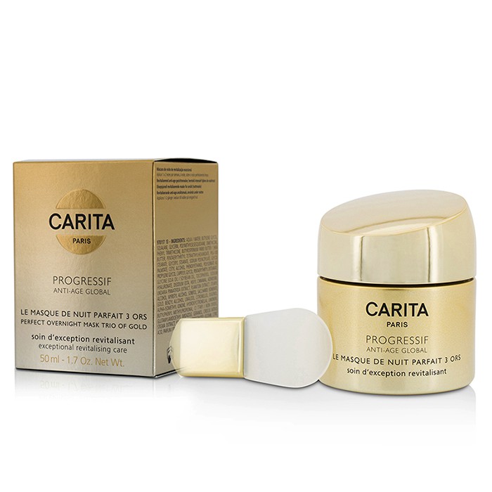 カリタ Carita プログレッシフ アンチ-エージ グローバル パーフェクト オーバーナイト マスク トリオ オフ ゴールド 50ml/1.7ozProduct Thumbnail