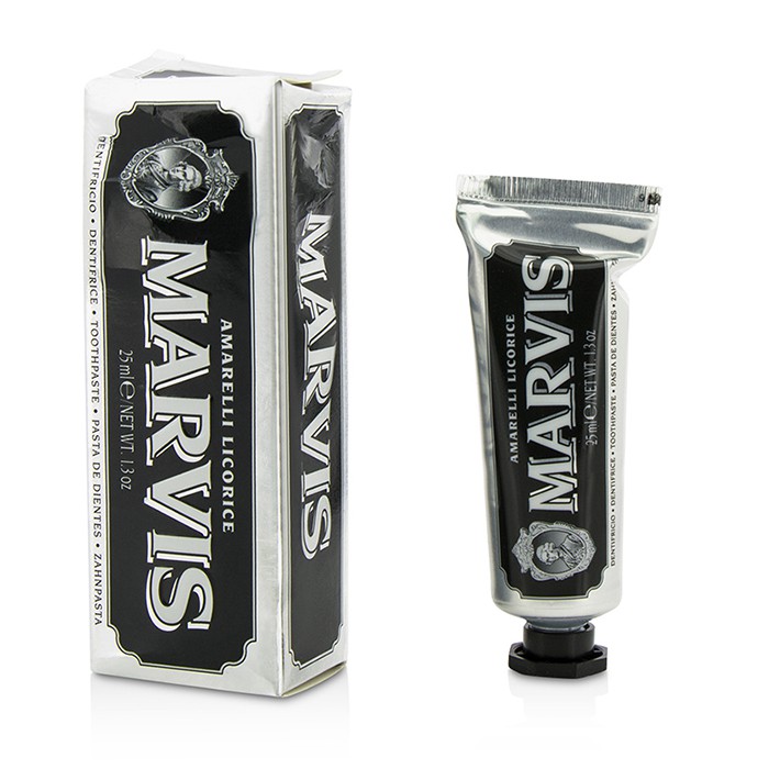 Marvis معجون أسنان Amareli Licorice (حجم سفر) ( علبة متضررة قليلاً ) 25ml/1.3ozProduct Thumbnail