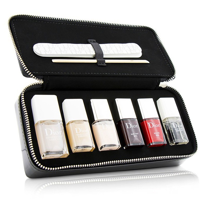 Christian Dior Manucure Couture Collection Edition Voyage Expert Nail Make Up Set (3x Nail Lacquer, 1x Base Coat, 1x Top Coat, 1x Polish Remover, 1x Nail File, 1x Cuticle Stick, 1x Clutch) Picture ColorProduct Thumbnail