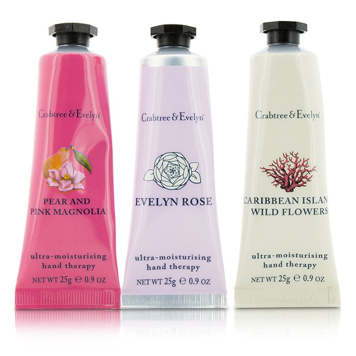Crabtree & Evelyn Modern Floral Hand Therapy Tin Set 3x25g/0.9ozProduct Thumbnail