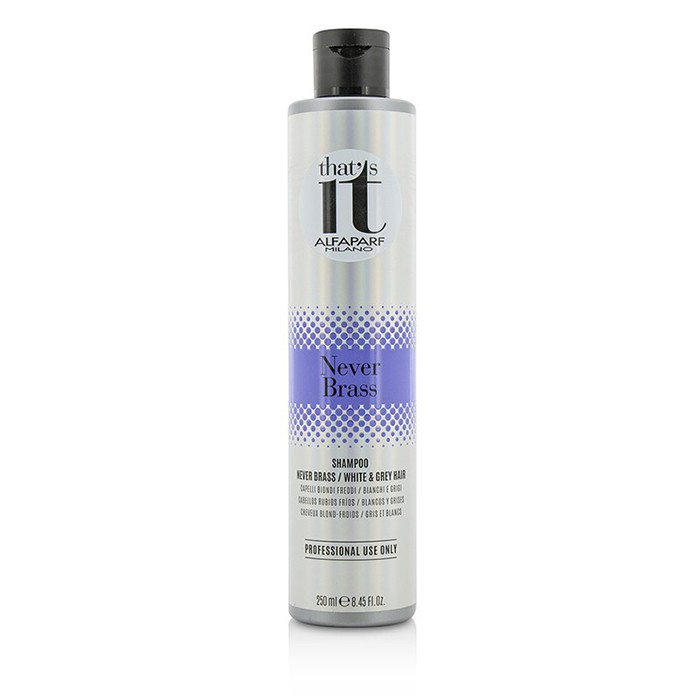 AlfaParf That's It Never Brass Shampoo (For Cool Blondes / White & Grey Hair) 250ml/8.45ozProduct Thumbnail