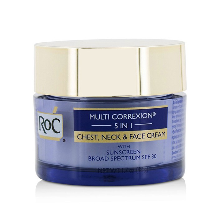 ROC Ochronny krem na dzień Multi Correxion 5 in 1 Chest, Neck & Face Cream With Sunscreen Broad Spectrum SPF30 50ml/1.7ozProduct Thumbnail