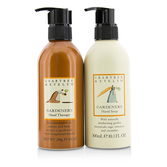 Crabtree & Evelyn Gardeners Hand Care Duo: Hand Soap 300ml/10.1oz + Hand Therapy 250g/8.8oz 2pcsProduct Thumbnail
