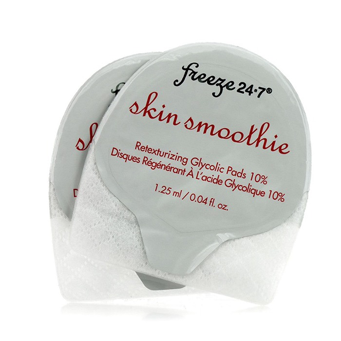 프리즈 투애니포세븐 Freeze 24/7 Skin Smoothie Retexturizing Glycolic Pads 10% 16 PadsProduct Thumbnail