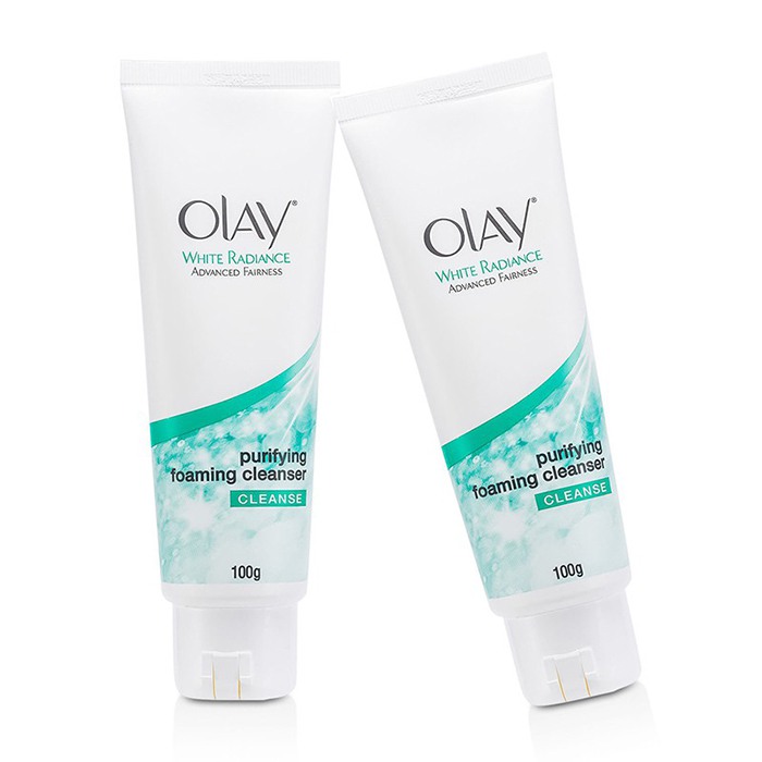 Olay White Radiance Purifying Foaming Cleanser Decode (Duo Pack; Unboxed) 2x100ml/3.3ozProduct Thumbnail