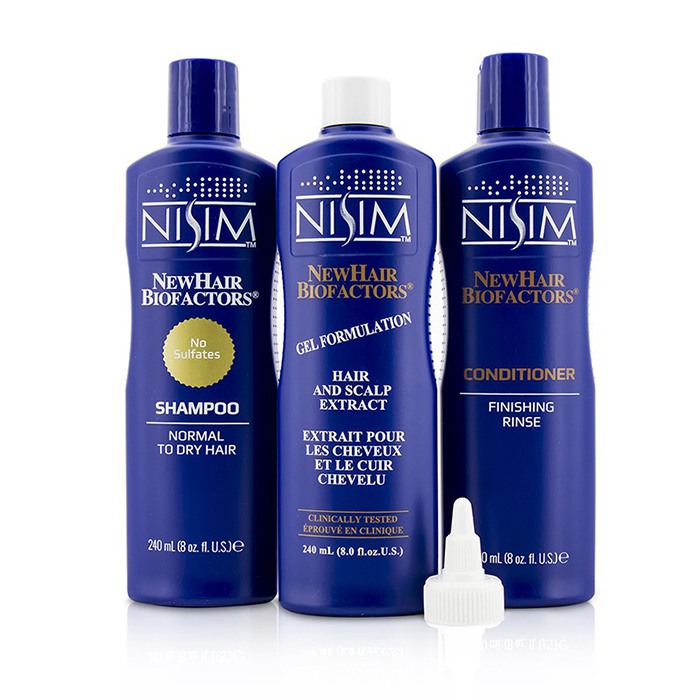 ニシム Nisim Normal to Dry Tripack Gel Formula: Shampoo 240ml + Conditioner 240ml + Hair and Scalp Extract 240ml 3pcsProduct Thumbnail