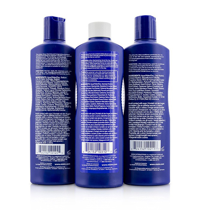ニシム Nisim Normal to Dry Tripack Gel Formula: Shampoo 240ml + Conditioner 240ml + Hair and Scalp Extract 240ml 3pcsProduct Thumbnail