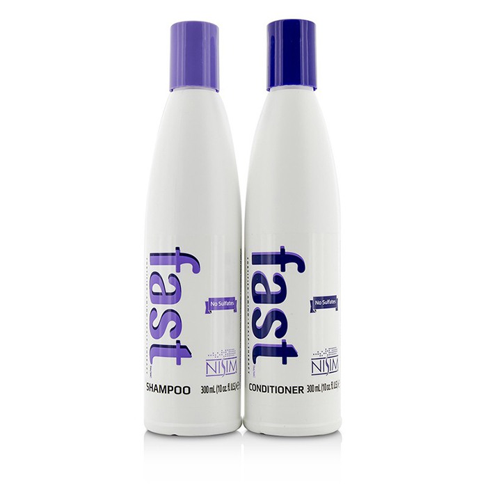 Nisim F.A.S.T 強化氨基酸頭皮護理2件裝 - 無硫酸鹽 : 洗髮露 300ml + 護髮素 300ml 2件Product Thumbnail