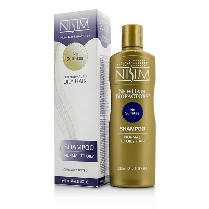 Nisim NewHair Biofactors Normal to Oily Shampoo - No Sulfates 240ml/8ozProduct Thumbnail