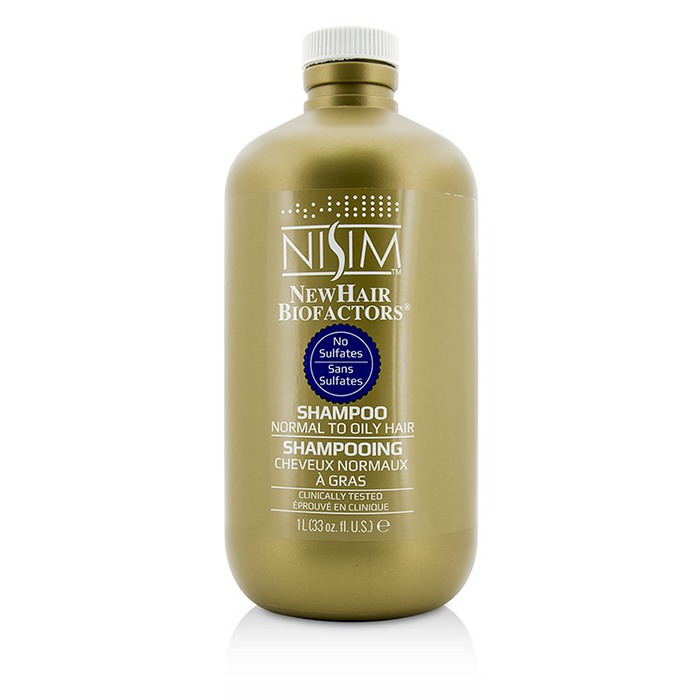 Nisim NewHair Biofactors Normal to Oily Shampoo - No Sulfates 1000ml/33ozProduct Thumbnail